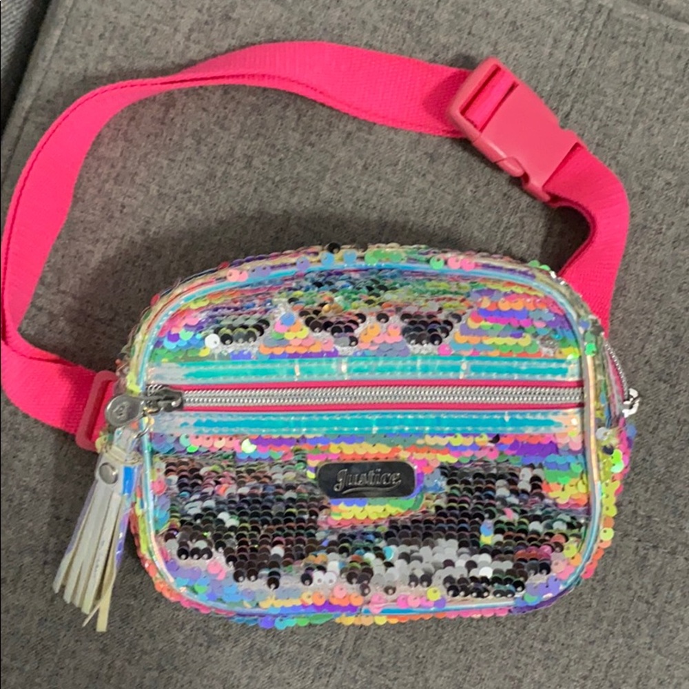 Girls' Flip Sequin Belt Bag - Picture 7 of 7